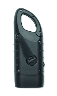 Logotrade promotional items photo of: Solar torch with dynamo crank