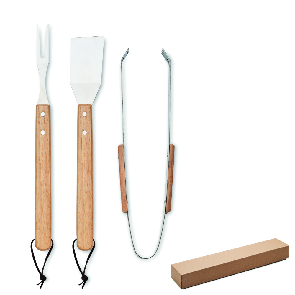 Logotrade promotional product image of: Oakwood barbecue set