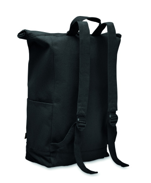 Logo trade promotional merchandise image of: Roll top backpack 390 gr/m²