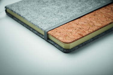 Logo trade promotional giveaway photo of: A5 RPET cork notebook