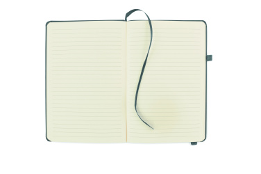 Logotrade promotional giveaways photo of: Recycled Leather A5 notebook