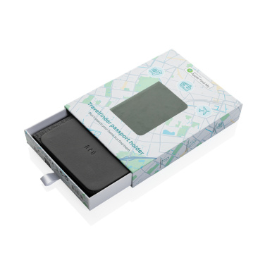 Logotrade promotional products photo of: Trackmate RCS rpolyester passport holder worldwide locating