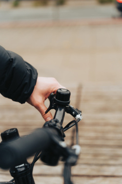 Logo trade promotional giveaways image of: Pedalfinder bike bell with worldwide locating