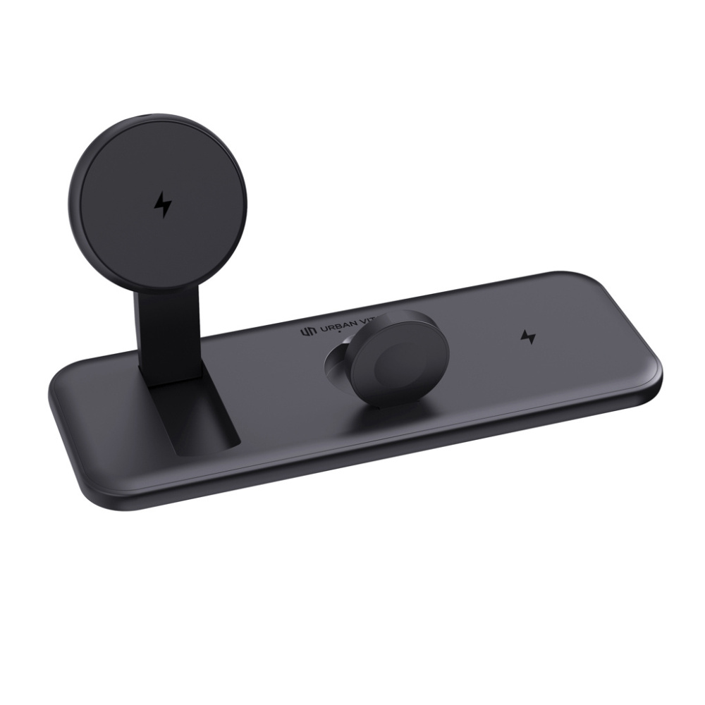Logo trade promotional items picture of: Urban Vitamin Torrance 3 in 1 magnetic 15W charger
