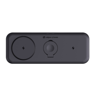 Logotrade promotional gifts photo of: Urban Vitamin Torrance 3 in 1 magnetic 15W charger