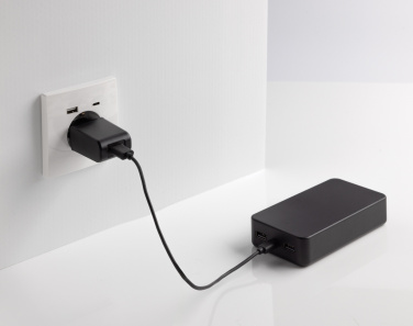 Logo trade corporate gifts picture of: Boostcore RCS recycled plastic powerbank 20.000mAh USB C