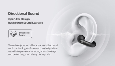 Logo trade promotional products image of: Urban Vitamin Long Beach ENC rplastic wireless earbuds