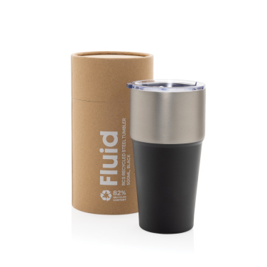 Logotrade promotional gift picture of: Fluid RCS certified recycled steel tumbler 500ml