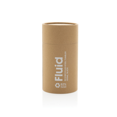 Logotrade promotional gift image of: Fluid RCS certified recycled steel tumbler 500ml