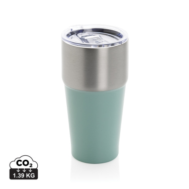 Logo trade advertising products picture of: Fluid RCS certified recycled steel tumbler 500ml