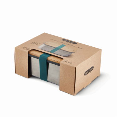 Logo trade promotional giveaways image of: Black+Blum Stainless Steel Sandwich Box Large