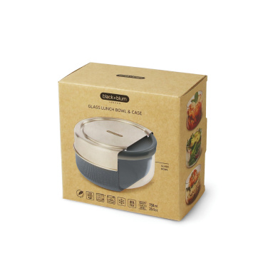 Logo trade promotional products picture of: Black+Blum Glass Lunch Bowl 750ml