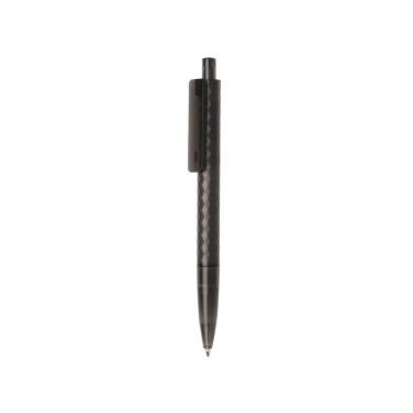 Logo trade promotional gift photo of: X3 GRS recycled PC plastic pen frosted
