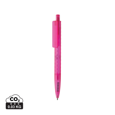 Logotrade promotional item picture of: X3 GRS recycled PC plastic pen frosted