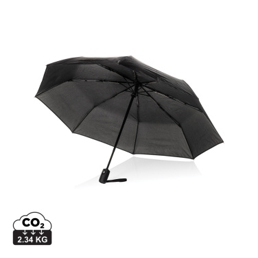 Logo trade promotional item photo of: Swiss Peak Vito Aware™ RPET 21 inch auto open/close umbrella