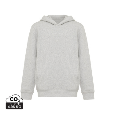 Logotrade corporate gift image of: Iqoniq Yengo kids recycled cotton hoodie with sidepockets