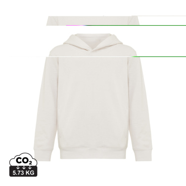 Logotrade advertising product image of: Iqoniq Yengo kids recycled cotton hoodie with sidepockets