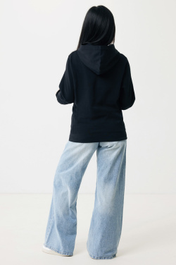 Logo trade corporate gifts image of: Iqoniq Yengo recycled cotton hoodie with sidepockets