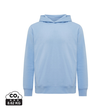 Logo trade promotional items picture of: Iqoniq Yengo recycled cotton hoodie with sidepockets