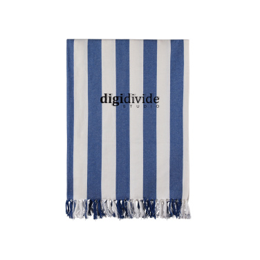 Logotrade promotional gift picture of: VINGA Ornos GRS recycled cotton hammam towel