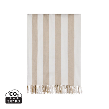 Logotrade promotional item image of: VINGA Ornos GRS recycled cotton hammam towel