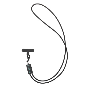 Logo trade promotional giveaways image of: Terra RCS recycled PET phone cord with dual charge cable