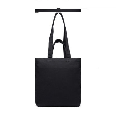 Logo trade promotional giveaway photo of: VINGA Hilo AWARE™ recycled canvas zip tote
