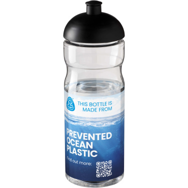 Logo trade promotional gifts image of: H2O Active® Eco Base 650 ml dome lid sport bottle