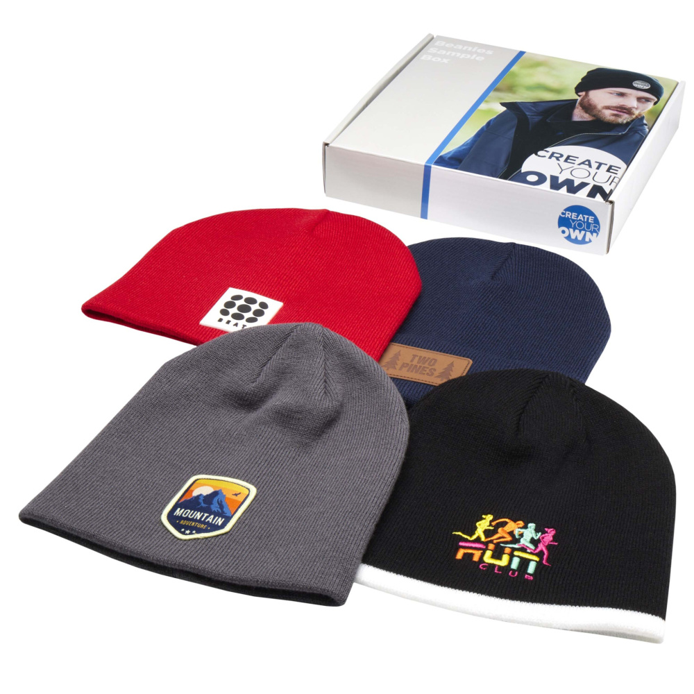 Logotrade promotional product image of: Beanie sample box