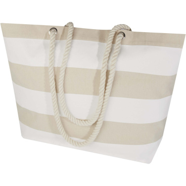 Logo trade promotional giveaway photo of: Florida 270 g/m² GRS recycled beach tote bag 18L