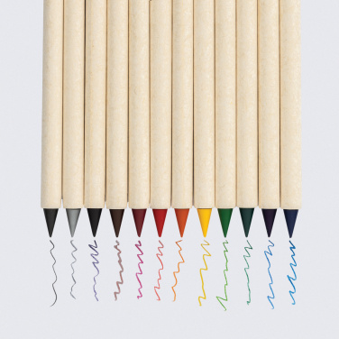 Logotrade promotional item picture of: Micki GRS infinity 12pc coloring pencil set