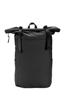 Logo trade corporate gifts image of: Rolltop backpack PEKTUSAN Schwarzwolf