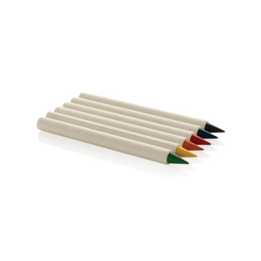Logo trade promotional gift photo of: Micki GRS infinity 6pc colouring pencil set