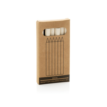 Logo trade promotional products picture of: Micki GRS infinity 6pc colouring pencil set