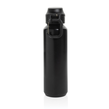 Logotrade promotional item picture of: Via RCS Re-steel lockable sport bottle 600ML