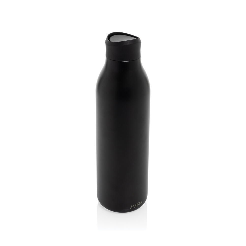 Logo trade promotional gift photo of: Avira Alok RCS re-steel 360 waterbottle 600ML