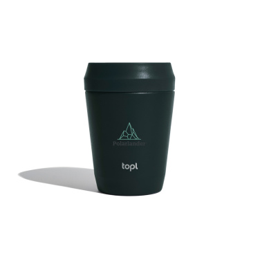 Logo trade promotional giveaways picture of: Topl Recycled Steel To Go Tumbler Patented 360 Lid 235ml