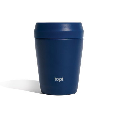 Logotrade business gifts photo of: Topl Recycled Steel To Go Tumbler Patented 360 Lid 235ml