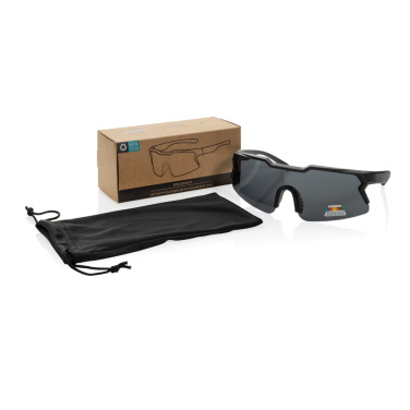 Logo trade promotional item photo of: SproShield RCS plastic activity glasses with polarized lens