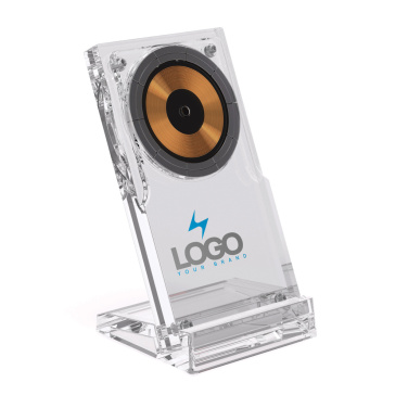 Logo trade promotional products image of: Magcharge 15W magnetic wireless charging stand
