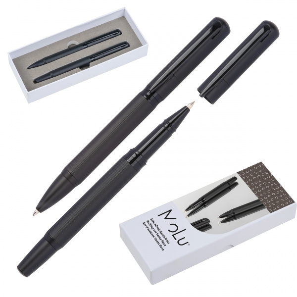 Logotrade promotional merchandise image of: Elegant MoLu writing set Santa Rosa