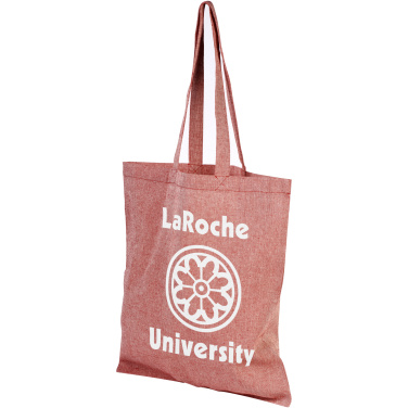 Logo trade promotional giveaway photo of: Pheebs 150 g/m² recycled tote bag 7L
