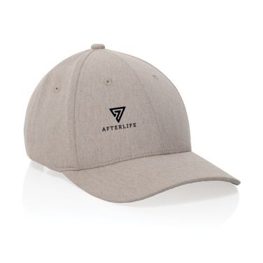 Logotrade promotional giveaways photo of: Milo AWARE™ recycled heather 6 panel cap 200gr