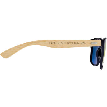 Logo trade promotional merchandise picture of: Hue sunglasses with bamboo temples