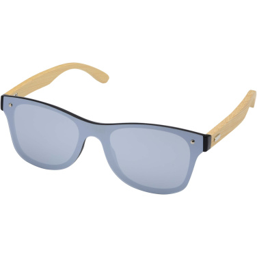 Logotrade promotional giveaway image of: Tan sunglasses with bamboo temples