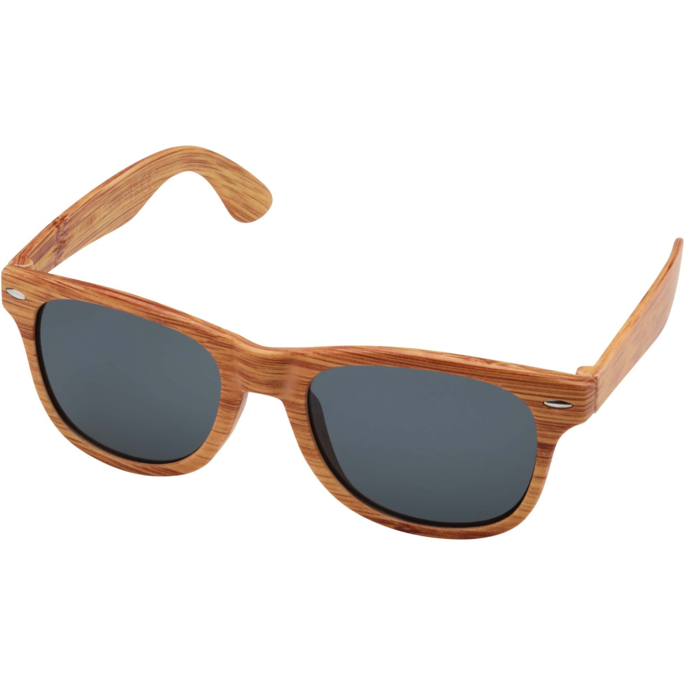 Logo trade promotional items image of: Mira wood-look sunglasses