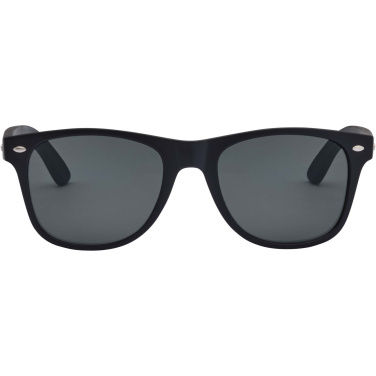 Logo trade promotional giveaway photo of: Arlo bamboo sunglasses with black coating