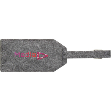 Logo trade corporate gifts image of: Tie luggage tag