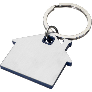 Logotrade promotional products photo of: Nook house-shaped keychain