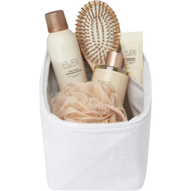 Logo trade promotional giveaway photo of: Pack 500 g/m² Aware™ recycled toiletry organiser